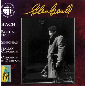 BACH - Gould - Partita pour clavier n°5 en sol majeur BWV.829 original CBC broadcasts - émission originales de Radio Canad..